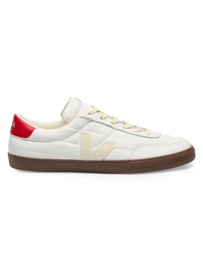 Veja Women's Panenka Leather Low-top Sneakers In White