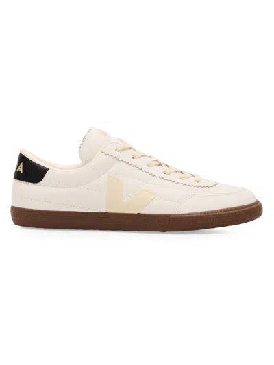 Veja Panenka Low-top Leather Sneakers In White