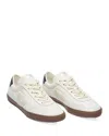 Veja Minimalist Low-top Sneakers With Textured Sole In White