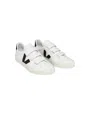 Veja Women Recife Chromefree Leather Sneakers In White Black In White