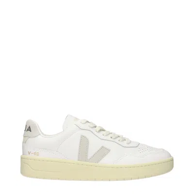 Veja Women's Sneakers White/light Gray Leather
