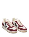 Veja V-10 Prime Panelled Leather Sneakers In Multi