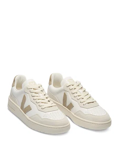 Veja Esplar Leather Sneakers In Neutral