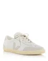 Veja Volley Panelled Leather Sneakers In White/natural Leather