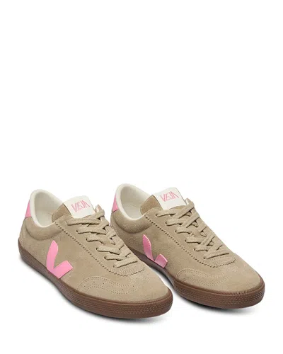Veja Sneakers Volley Suede Taupe Malibu Bark In Gray