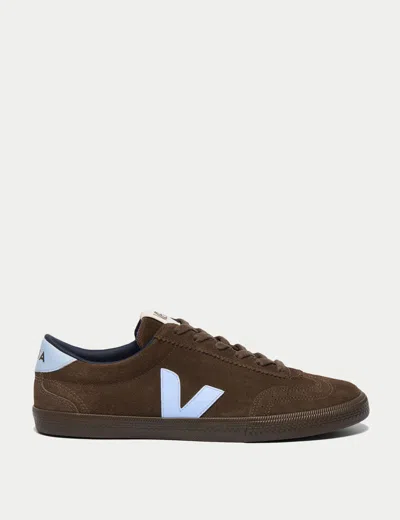 Veja Women's Volley Suede Trainers In Brown