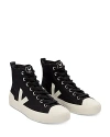 Veja Wata Ii High Top Sneakers In Black Pierre