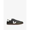 Veja Panenka Black Sneaker With Logo On The Side And Contrasting Heel In Leather Unisex In Blk/white