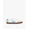 Veja Volley White Aqua Bark In Blue