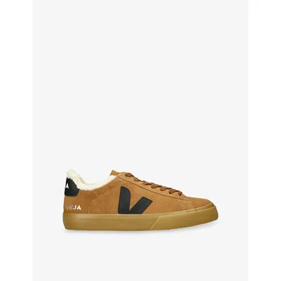 Veja Womens Camel/oth Campo Suede Trainers Eur 38.5 / 5.5 Uk