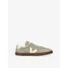 Veja Low-top Suede Sneakers Rubber Sole In Brown