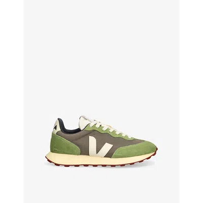 Veja Womens Rio Branco Ii Kaki Pierre Mesh Low-top Trainers Khaki