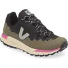 Veja X Fitz Roy Trek Water Repellent Trail Sneaker In Black Oxford-grey Kaki