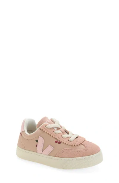 Veja X Konges Sløjd Kids' Small Volley Sneaker In Pink