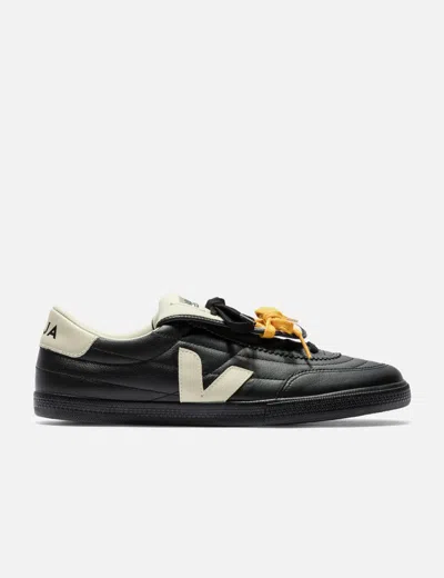 Veja Panenka Magliano Low Top Rubber Sole Sneakers In Black