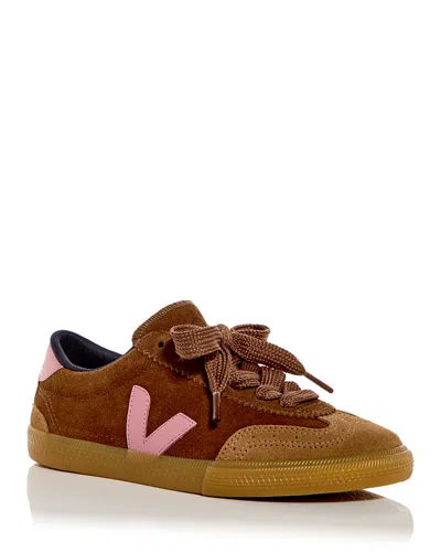 Veja X Make My Lemonade Women's Volley Low Top Sneakers In Cognac