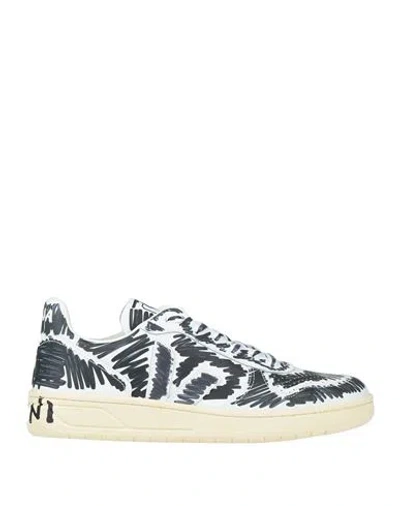 Veja X Marni Woman Sneakers White Size 11 Soft Leather