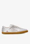 Veja X Nk Store Volley Metallic Low-top Sneakers In Silver