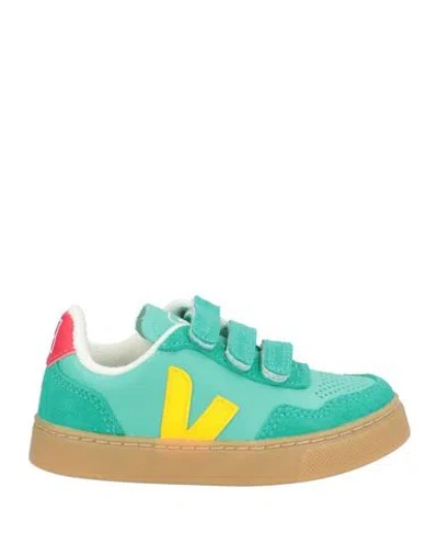 Veja Babies'  X The Campamento Toddler Boy Sneakers Emerald Green Size 9.5c Leather In Multi