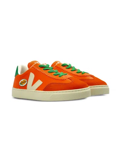 Veja Kids' X The Social Food Fury Volley Leather Sneakers