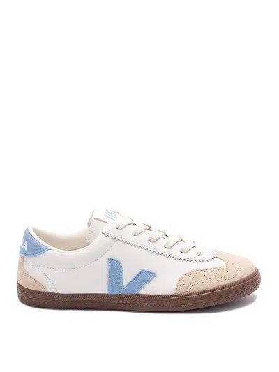 Veja Volley Organic Leather Sneakers In Multi
