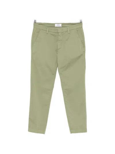 Vela Shop Belt-loop Pocket Trousers In Green