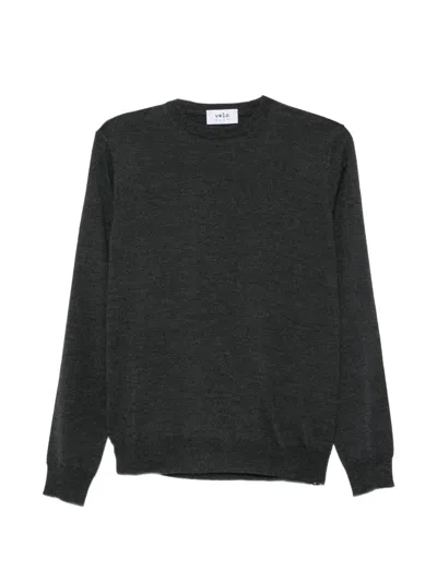 Vela Shop Crew-neck Long-sleeve Sweater In Animal Print