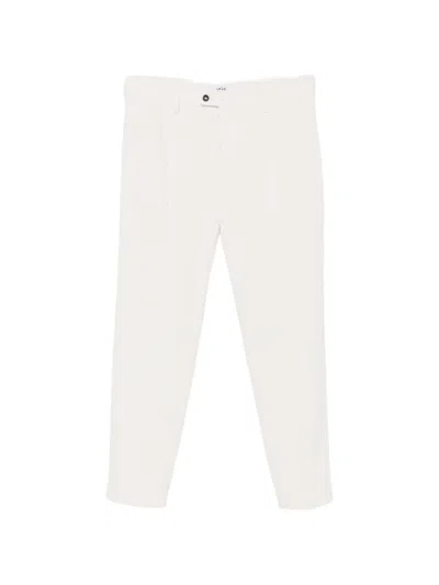 Vela Shop Pleated Corduroy Trousers In White