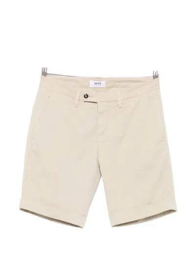 Vela Shop Rolled-cuff Shorts In Neutral
