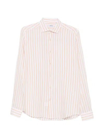 Vela Shop Striped Long-sleeve Shirt In Neutral