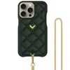 Velante Calf Leather Phone Case, Kanda Texture, On The Go Edition, Gold, British Green In Green