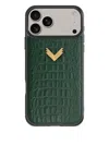 Velante Embossed Iphone 17 Pro Max Case In Green