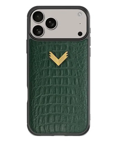 Velante Embossed Iphone 17 Pro Max Case In Green