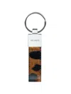 Velante Leopard-print Keyring In Multi