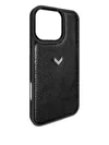 Velante Lizard-texture Iphone 16 Pro Max Case In Black