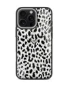 Velante Panther Print Leather Iphone Case In Animal Print