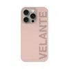 Velante Pink / Purple Silicon Phone Case - Pale Pink In Pink/purple