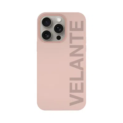 Velante Pink / Purple Silicon Phone Case - Pale Pink In Pink/purple