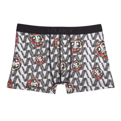 Velarof Men's Grey Zen Daruma Boxer Brief