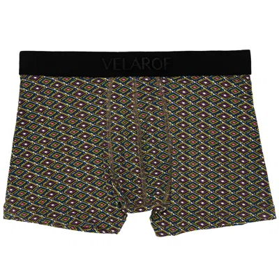 Velarof Men's Irekobishi Asobi Boxer Brief In Green