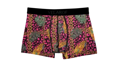 Velarof Men's Pink / Purple Leo Palace In Pink/purple