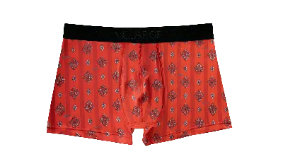 Velarof Men's Red Imperial Kiku Silver