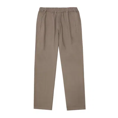 Veld Grey Men's Grove Trouser In Beige In Brown