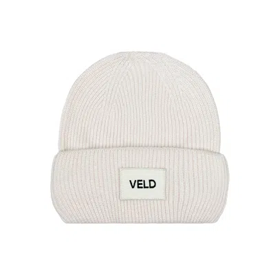 Veld Women's Neutrals  Uniform Beanie In Beige In White
