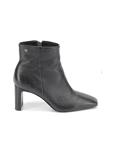 Pre-owned Velez Ankle Boots In Black