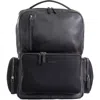 Velez Barceló Leather Bag For Men Multifunctional In Grey