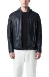 Velez Belmont Leather Jacket For Men Wit In Black