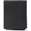 Velez Garry Tech Leather Card Holder In Black