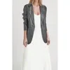 Velez Leather Astromelia Blazer For Women With A Straight Silhouette