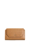 Velez Leather Bifold Large Wallet In Brown